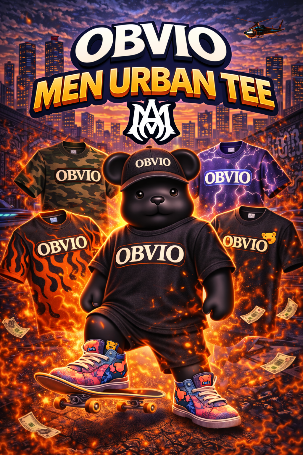 Men urban tee