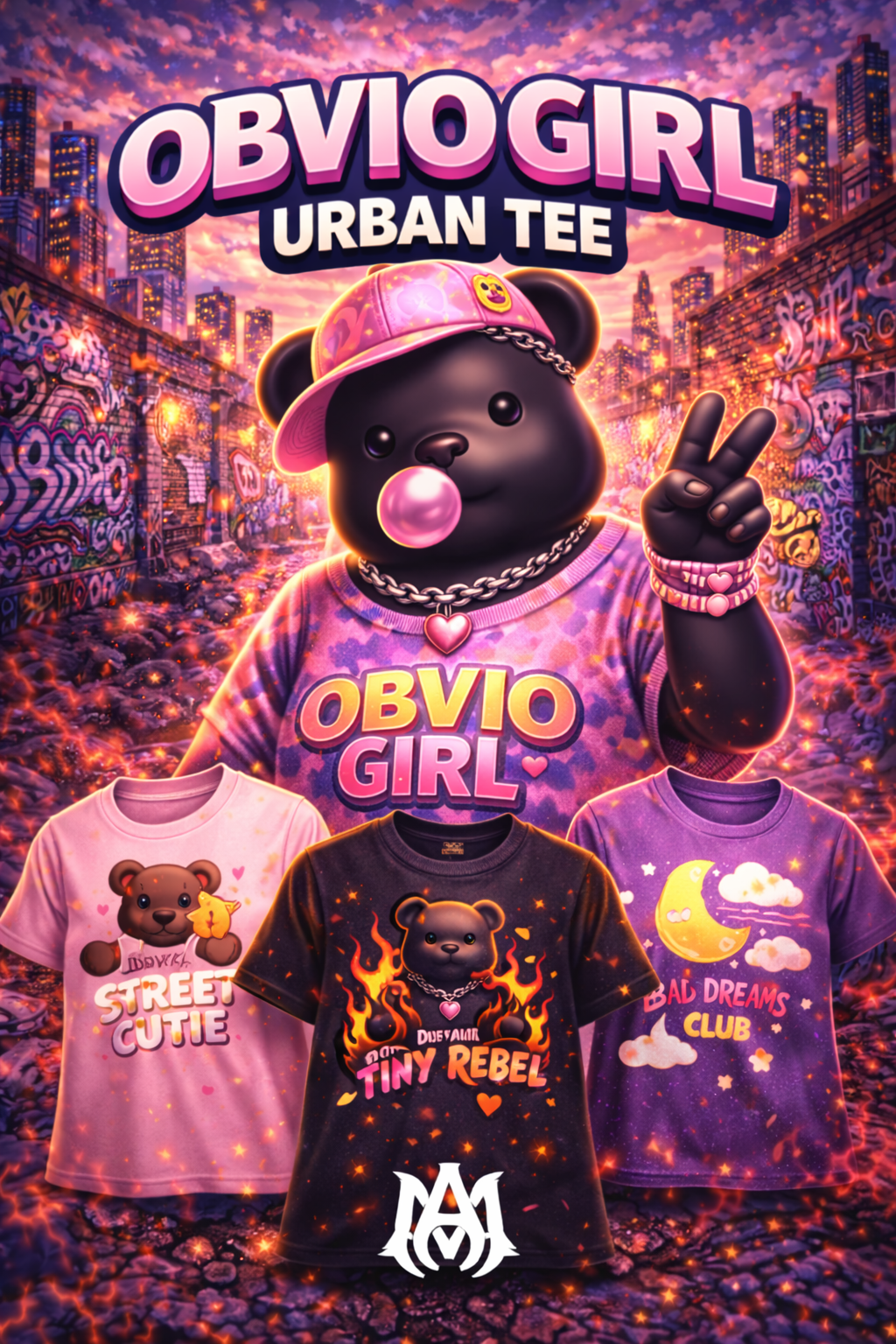 Girl urban tee